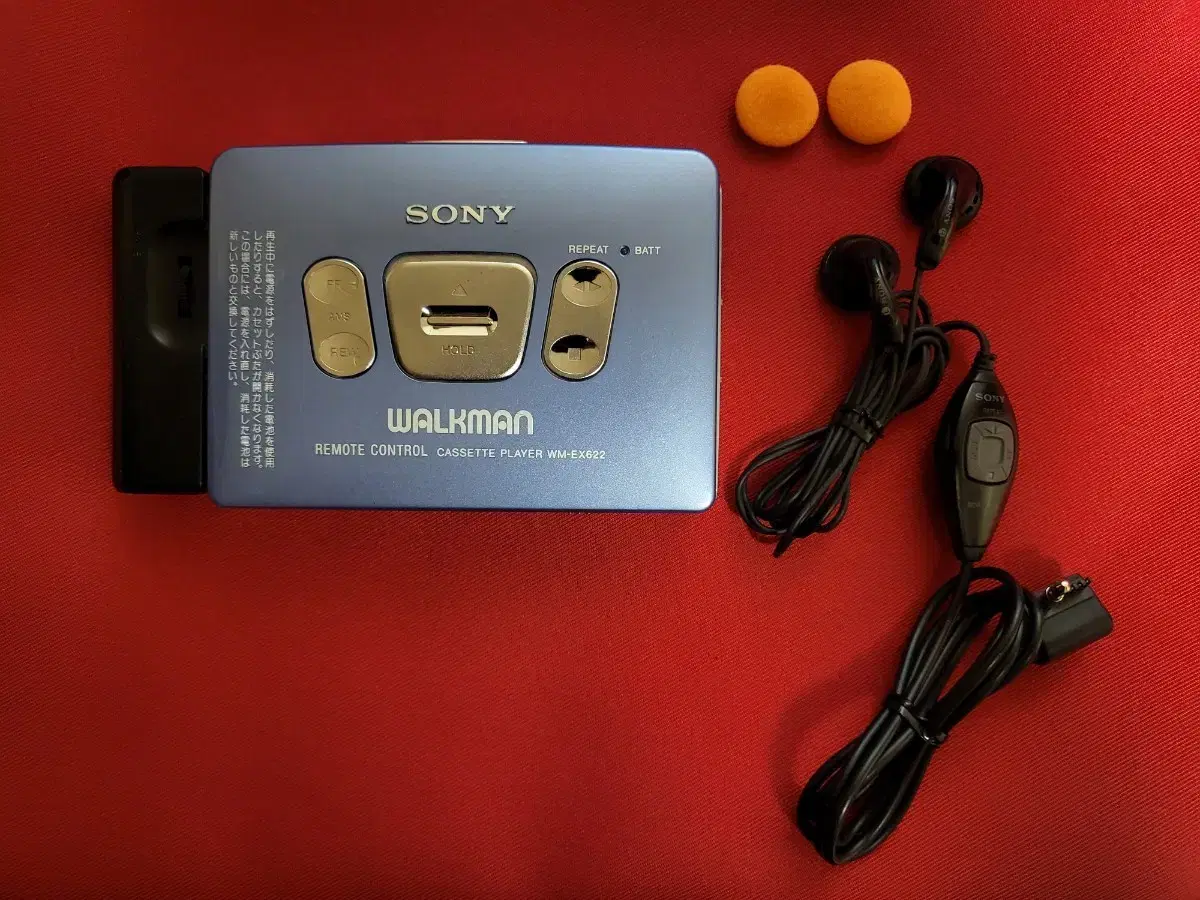 動作整備品】ソニー カセットテープ プレーヤー ウォークマン EX555